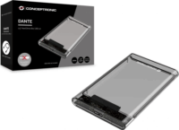 Conceptronic DANTE03T 2.5" USB 3.0 Külső HDD/SSD ház - Átlátszó
