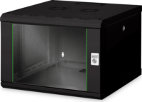 Digitus 19" Fali rack szekrény 7U 600x600mm - Fekete