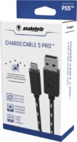 Snakebyte SB916113 USB-A / USB-C kábel 5m - Fekete/Fehér (PS5)