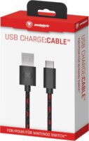 Snakebyte SB910791 USB-A / USB-C kábel 3m - Fekete/Piros