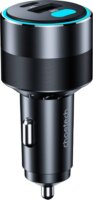 Choetech TC0011 2x USB-C / USB-A Autós töltő - Fekete (130W)