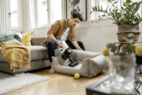 Kärcher VC 4 Cordless myHome Pet Porzsák nélküli álló porszívó - Fekete