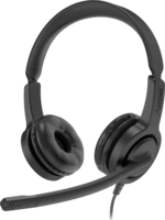 Axtel Voice 28 duo QD Vezetékes Headset - Fekete