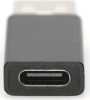 Digitus AK-300524-000-S USB-A apa - USB-C anya Adapter