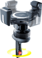 3mk Memo Hug 6,5" Mobiltelefon autós tartó - Fekete