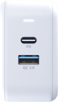 3mk Hyper USB-A / USB-C Hálózati töltő - Fehér (68W)