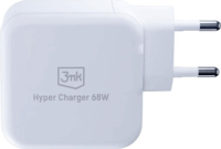3mk Hyper USB-A / USB-C Hálózati töltő - Fehér (68W)