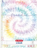 Herlitz Batik Freedom 80 lapos A4 vonalas spirálfüzet