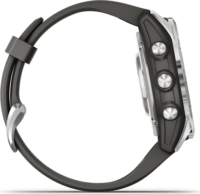 Garmin fenix 7S Pro Solar (42 mm) Okosóra - Ezüst/Szürke
