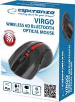 Esperanza EM129R Wireless Egér - Fekete