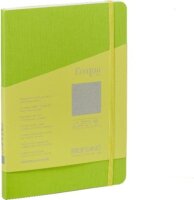 Fabriano Ecoqua Plus 80 lapos A5 pontrácsos notesz - Világoszöld
