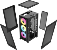 Corsair 2000D RGB Airflow Számítógépház - Fekete