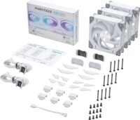 Phanteks D30 120mm PWM D-RGB Rendszerhűtő - Fehér (3db/csomag)