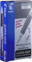 Pilot Super Grip Nyomógombos golyóstoll készlet - Fekete (12 darabos)