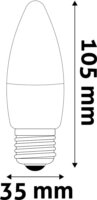 Avide LED Candle izzó 6,5W 806lm 2700K E27 - Meleg fehér
