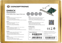 Conceptronic EMRICK07G 2xUSB-C 3.2 PCI Express Kártya