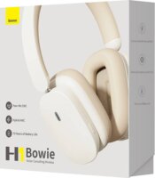 Baseus Bowie H1 Wireless Headset - Fehér