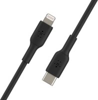 Cable BoostCharge USB-C apa - Lightning apa 2.0 Adat és töltő kábel - Fekete (2m)
