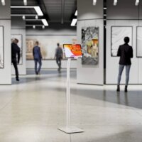 Manhattan 406345 7,9"-11" tablet padlóállvány - Fehér