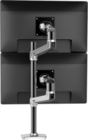 Ergotron LX Dual Stacking Arm Tall Pole 21"-40" LCD TV/Monitor tartó Asztali kar - Ezüst (2 kijelző)