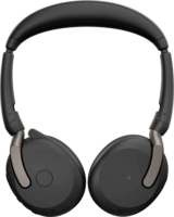 Jabra Evolve2 65 Flex Duo Link380a (UC) Wireless Headset - Fekete + Vezetéknélküli töltő