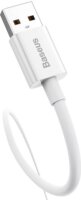 Baseus Superior Series USB-A apa - USB-C apa 2.0 Adat és töltőkábel - Fehér (1.5m)
