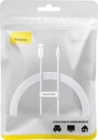 Baseus Superior Series USB-A apa - USB-C apa 2.0 Adat és töltőkábel - Fehér (1.5m)