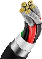 Baseus Superior Series USB-A apa - USB-C apa 2.0 Adat és töltőkábel - Fekete (1m)