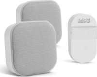 Delight 55347WH-2 Vezeték nélküli csengő és éjjelifény