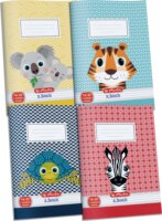 Herlitz Cute Animals 32 lapos A5 1.osztályos vonalas füzet - Többféle