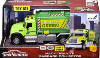 Majorette Mack Granite kukásautó - Zöld/sárga