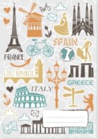 Pátria Design 40 lapos A5 szótár füzet - Többfajta