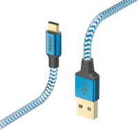 Hama 201558 USB-A apa - USB-C apa 2.0 Adat és töltőkábel - Kék (1.5m)