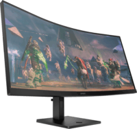 HP 34" OMEN 34c QHD Ívelt Gaming Monitor