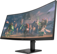 HP 34" OMEN 34c QHD Ívelt Gaming Monitor