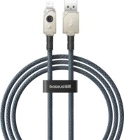 Baseus USB-A apa - Lightning apa 2.0 iPhone Töltő kábel - Fekete (1m)