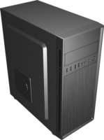 Gembird Fornax 160 Számítógépház - Fekete