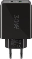 Goobay 61673 USB-A / USB-C Hálózati töltő - Fekete (30W)