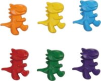 Sakota Creative Jungle Dinó formájú zsírkréta készlet - Vegyes (6 db/doboz)