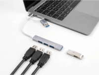 Delock 64214 USB Type-C/Type-A 3.2 HUB (4 port)