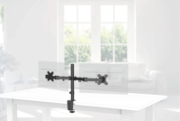 Hama 118491 13"-32" LCD TV/Monitor asztali tartó - Fekete (2 kijelző)