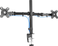 Hama 118491 13"-32" LCD TV/Monitor asztali tartó - Fekete (2 kijelző)