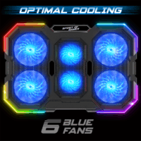 Spirit of Gamer AirBlade 700 RGB 17" Laptop hűtőpad - Fekete