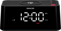 Sencor SDC 7600 Qi Rádiós ébresztőóra - Fekete