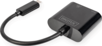 Digitus DN-3027 USB-C apa - USB-C/RJ45 anya Adapter