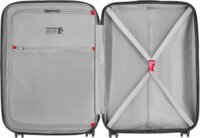 Wenger Prymo Medium Keményfedeles négykerekű bőrönd - Fekete