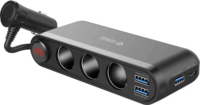 Yenkee YAC 470 Szivargyújtó elosztó 3A (3x szivargyújtó aljzat + 3x USB-A + 1x USB-C)