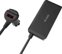 Yenkee YAC 450 Szivargyújtó elosztó 2.4A (3x szivargyújtó aljzat + 4x USB) Fekete