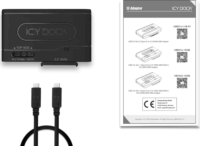 Icy Dock MB104U-1SMB HDD Dokkoló és klónozó állomás (USB 3.2 - SATA)