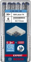 Bosch 2608900180 Expert SDS-plus-7X Ø6mm Kalapácsfúró (30 db/csomag)